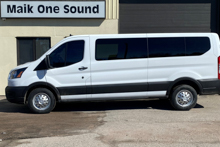 2025 Ford Transit 350 with professional window tint in North Bay